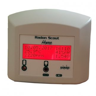 Monitor gas radon y CO2
