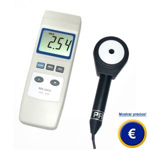 Medidor de radiación UV PCE-UV34